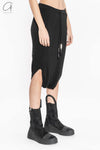Boris Bidjan Saberi cotton skirt German handmade comfortable WSKIRT 2 F0401T-HEI black